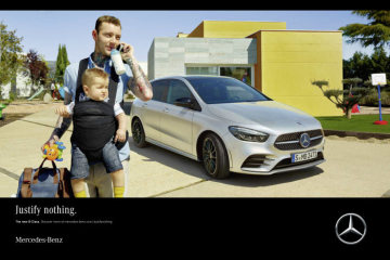 "The campaign shows why the new B-Class is the ideal companion for a wide range of target groups," says Bettina Fetzer, Vice President Marketing Mercedes-Benz Cars.