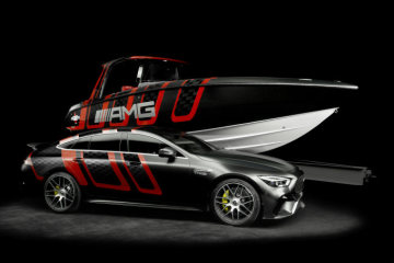 The 41´ AMG Carbon Edition also allows larger passenger groups to be accommodated in luxurious surroundings.