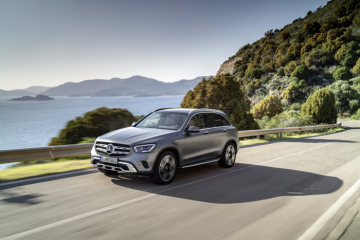 Mercedes-Benz GLC (X253), 2019, designo selenite grey magno, saddle brown leather interior