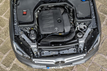 Mercedes-Benz GLC (X253), 2019, designo selenite grey magno, saddle brown leather interior