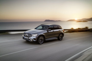 Mercedes-Benz GLC (X253), 2019, designo selenite grey magno, saddle brown leather interior