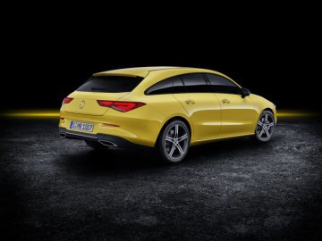 Mercedes-Benz CLA Shooting Brake, X118, 2019, exterior, sun yellow