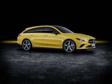Mercedes-Benz CLA Shooting Brake, X118, 2019, exterior, sun yellow