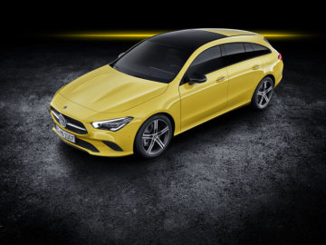 Mercedes-Benz CLA Shooting Brake, X118, 2019, exterior, sun yellow