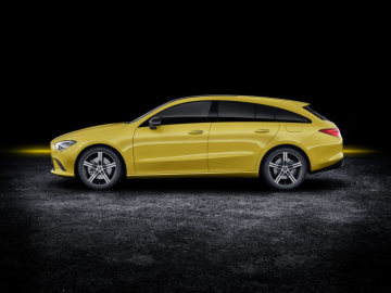 Mercedes-Benz CLA Shooting Brake, X118, 2019, exterior, sun yellow