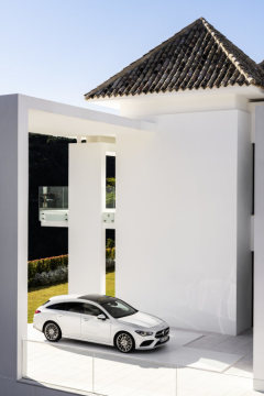 Mercedes-Benz CLA Shooting Brake, X118, 2019, AMG-Line, exterior, digital white