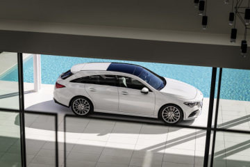 Mercedes-Benz CLA Shooting Brake, X118, 2019, AMG-Line, exterior, digital white