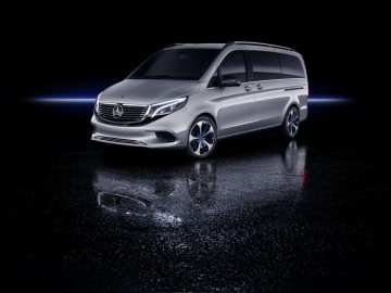 World premiere of the Concept EQV: Mercedes-Benz is providing an insight into the electric future of the premium MPV