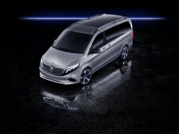 World premiere of the Concept EQV: Mercedes-Benz is providing an insight into the electric future of the premium MPV