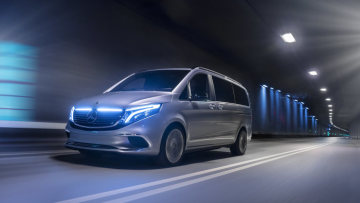 World premiere of the Concept EQV: Mercedes-Benz is providing an insight into the electric future of the premium MPV