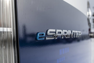 Winter  trials Mercedes-Benz eSprinter in Sweden.