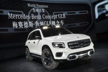 Compact show car with SUV genes: The latest concept vehicle from the brand bearing the three-pointed star celebrates its world premiere in Shanghai. The Mercedes-Benz Concept GLB is characterised by its robust appearance and plenty of room for up to seven people. The powerful proportions from the world of compact SUVs and the generous interior space make it the ideal family vehicle and leisure companion.