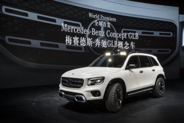 Compact show car with SUV genes: The latest concept vehicle from the brand bearing the three-pointed star celebrates its world premiere in Shanghai. The Mercedes-Benz Concept GLB is characterised by its robust appearance and plenty of room for up to seven people. The powerful proportions from the world of compact SUVs and the generous interior space make it the ideal family vehicle and leisure companion.