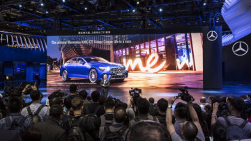 EQC (electricity consumption combined: 20.8 – 19.7 kWh/100 km; CO2 emissions combined: 0 g/km)    *Electric energy consumption and range have been determined on the basis of Regulation (EC) No. 692/2008. Electric energy consumption and range depend on the vehicle configuration.  A 220 4MATIC (fuel consumption combined: 6.6-6.5 l/100 km; CO2 emissions combined: 151-148 g/km)**  Mercedes-AMG GT C Roadster (fuel consumption combined: 12.5 l/100 km; CO2 emissions combined: 284 g/km)**   Mercedes-AMG E 53 Coupé (fuel consumption combined: 8.8-8.7 l/100 km; CO2 emissions combined: 203-200 g/km)**  Mercedes-Benz S 560 e (fuel consumption combined: 2.6-2.5 l/100 km; CO2 emissions combined: 59-57 g/km, electricity consumption combined: 20.3-20.0 kWh/100 km)**  **The stated figures were determined in accordance with the prescribed measuring method. These are the "NEDC CO2 figures" according to Art. 2 No. 1 Implementing   Regulation (EU) 2017/1153. The fuel consumption figures were calculated based on these figures. Further information on the vehicles on offer, including the WLTP values, can be found for each country at www.mercedes-benz.com