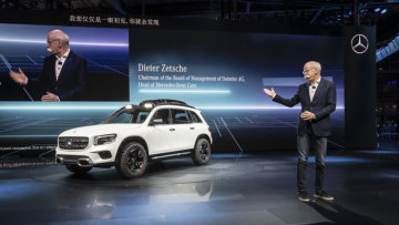 EQC (electricity consumption combined: 20.8 – 19.7 kWh/100 km; CO2 emissions combined: 0 g/km)    *Electric energy consumption and range have been determined on the basis of Regulation (EC) No. 692/2008. Electric energy consumption and range depend on the vehicle configuration.  A 220 4MATIC (fuel consumption combined: 6.6-6.5 l/100 km; CO2 emissions combined: 151-148 g/km)**  Mercedes-AMG GT C Roadster (fuel consumption combined: 12.5 l/100 km; CO2 emissions combined: 284 g/km)**   Mercedes-AMG E 53 Coupé (fuel consumption combined: 8.8-8.7 l/100 km; CO2 emissions combined: 203-200 g/km)**  Mercedes-Benz S 560 e (fuel consumption combined: 2.6-2.5 l/100 km; CO2 emissions combined: 59-57 g/km, electricity consumption combined: 20.3-20.0 kWh/100 km)**  **The stated figures were determined in accordance with the prescribed measuring method. These are the "NEDC CO2 figures" according to Art. 2 No. 1 Implementing   Regulation (EU) 2017/1153. The fuel consumption figures were calculated based on these figures. Further information on the vehicles on offer, including the WLTP values, can be found for each country at www.mercedes-benz.com