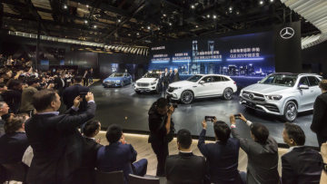 EQC (electricity consumption combined: 20.8 – 19.7 kWh/100 km; CO2 emissions combined: 0 g/km)    *Electric energy consumption and range have been determined on the basis of Regulation (EC) No. 692/2008. Electric energy consumption and range depend on the vehicle configuration.  A 220 4MATIC (fuel consumption combined: 6.6-6.5 l/100 km; CO2 emissions combined: 151-148 g/km)**  Mercedes-AMG GT C Roadster (fuel consumption combined: 12.5 l/100 km; CO2 emissions combined: 284 g/km)**   Mercedes-AMG E 53 Coupé (fuel consumption combined: 8.8-8.7 l/100 km; CO2 emissions combined: 203-200 g/km)**  Mercedes-Benz S 560 e (fuel consumption combined: 2.6-2.5 l/100 km; CO2 emissions combined: 59-57 g/km, electricity consumption combined: 20.3-20.0 kWh/100 km)**  **The stated figures were determined in accordance with the prescribed measuring method. These are the "NEDC CO2 figures" according to Art. 2 No. 1 Implementing   Regulation (EU) 2017/1153. The fuel consumption figures were calculated based on these figures. Further information on the vehicles on offer, including the WLTP values, can be found for each country at www.mercedes-benz.com