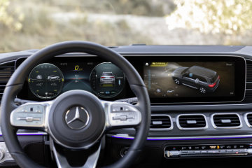 Mercedes-Benz GLS, 2019, AMG Line, designo selenite grey metallic, espresso brown leather