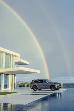 Mercedes-Benz GLS, 2019, AMG Line, designo selenite grey metallic