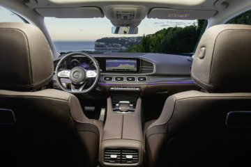 Mercedes-Benz GLS, 2019, AMG Line, designo selenite grey metallic, espresso brown leather