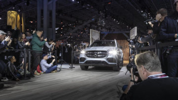 Following the successful "eve" event Britta Seeger, Member of the Board of Management of Daimler AG, responsible for Mercedes-Benz Cars Sales and Dietmar Exler, President  &  CEO of Mercedes-Benz USA, presented three further world premieres on the first press day of t he NYIAS 2019: on display for the first time in the Big Apple were the new Mercedes-Benz GLS, the Mercedes-Benz GLC Coupé and the EQC Edition 1886 (combined electrical consumption: 20.8 – 19.7 kWh/100 km; combined CO2 emissions: 0 g/km)i.