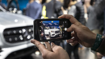 Following the successful "eve" event Britta Seeger, Member of the Board of Management of Daimler AG, responsible for Mercedes-Benz Cars Sales and Dietmar Exler, President  &  CEO of Mercedes-Benz USA, presented three further world premieres on the first press day of the NYIAS 2019: on display for the first time in the Big Apple were the new Mercedes-Benz GLS, the Mercedes-Benz GLC Coupé and the EQC Edition 1886 (combined electrical consumption: 20.8 – 19.7  kWh/100 km; combined CO2 emissions: 0 g/km)i.