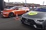 Mercedes-AMG GT63 S 4-Door Drag Races Jaguar XE SV Project 8, Trampling Follows