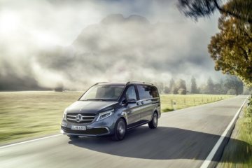 The new Mercedes-Benz V-Class – Exterior, Design and equipment line EXCLUSIVE, selenit grey metallic