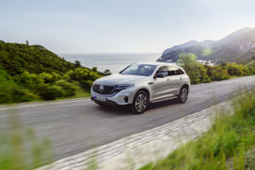 A special car for a special moment: A limited special edition marks Mercedes-Benz's resolute departure into the era of electric mobility – the EQC Edition 1886 (combined electric energy consumption: 20.8 – 19.7 kWh/100 km; combined CO2 emissions: 0 g/km)*. With the EQC Edition 1886, the brand with the star is emphasizing that its idea of future mobility goes well beyond vehicles themselves. *Electric energy consumption and range have been determined on the basis of Regulation (EC) No. 692/2008. Electric energy consumption and range depend on the vehicle configuration.