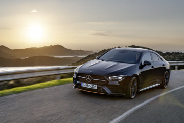 Mercedes-Benz CLA, Edition Orange Art, AMG Line, cosmos black.