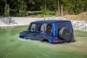 Mercedes-Benz G 350 d; brilliant blue