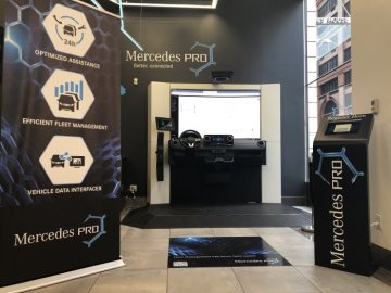 Mercedes PRO sales outlet in Manhattan (New York, USA)