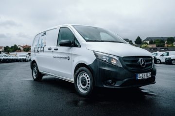 Übergabe von 225 Mercedes-Benz Vito an die ISS Communication Services GmbH
