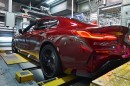 BMW 8 Series on the assembly line