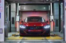 BMW 8 Series on the assembly line