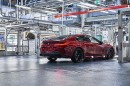 BMW 8 Series on the assembly line