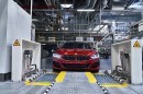 BMW 8 Series on the assembly line