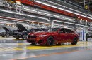 BMW 8 Series on the assembly line