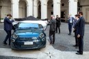 Fiat 500e launch on 63rd anniversary of the Nuova 500