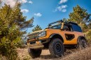 2021 Ford Bronco Badlands with manual transmission, 37-inch tires, Method 105 wheels