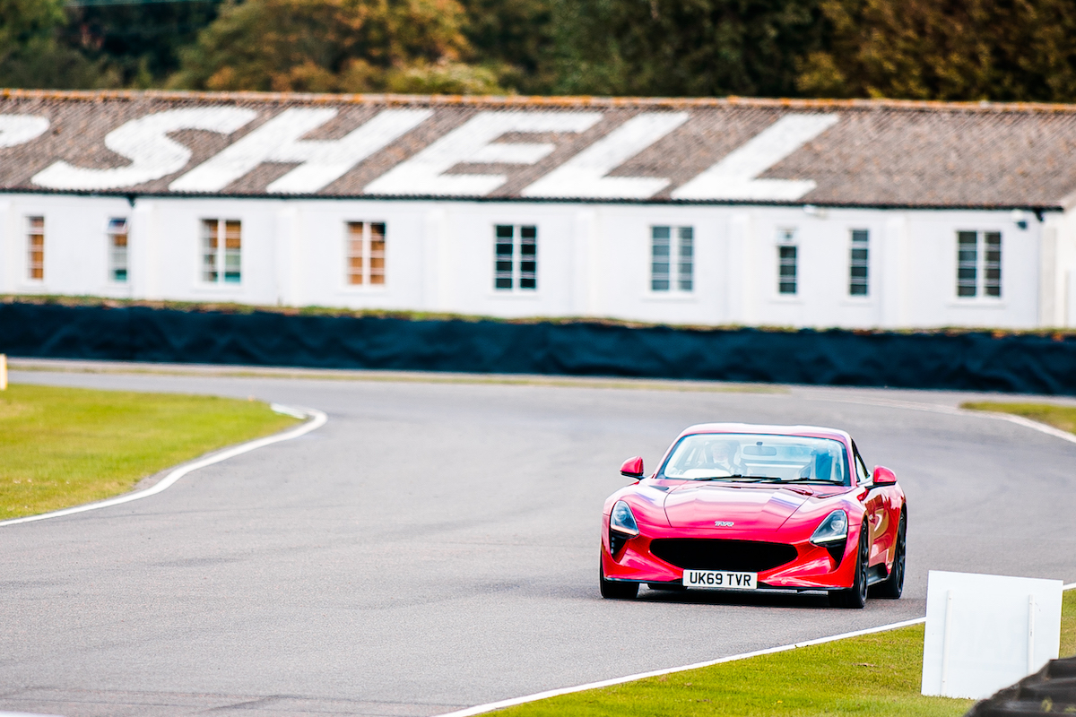 Griffith approaching chicane