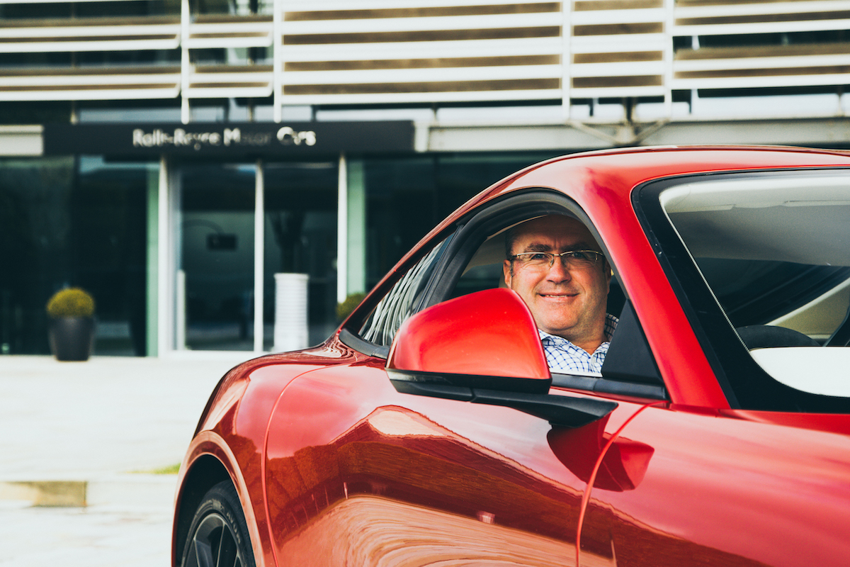 Jim Berriman visiting Rolls-Royce